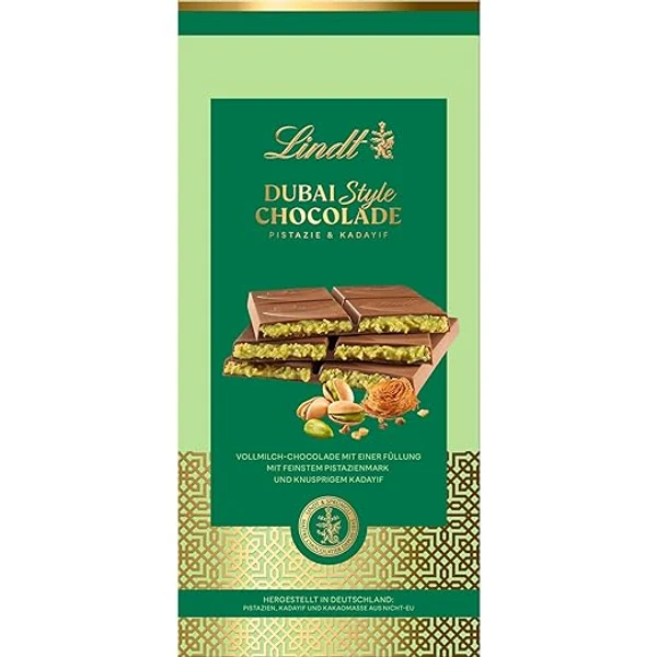 Lindt Dubai Style Chocolade, Vollmilch (150 g)