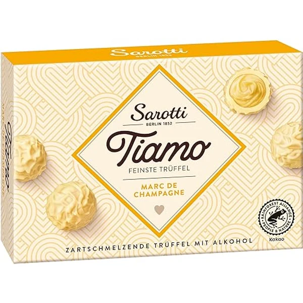 Sarotti Tiamo Trüffel Marc de Champagne (125 g) Sarotti Tiamo Trüffel Marc de Champagne (125 g)